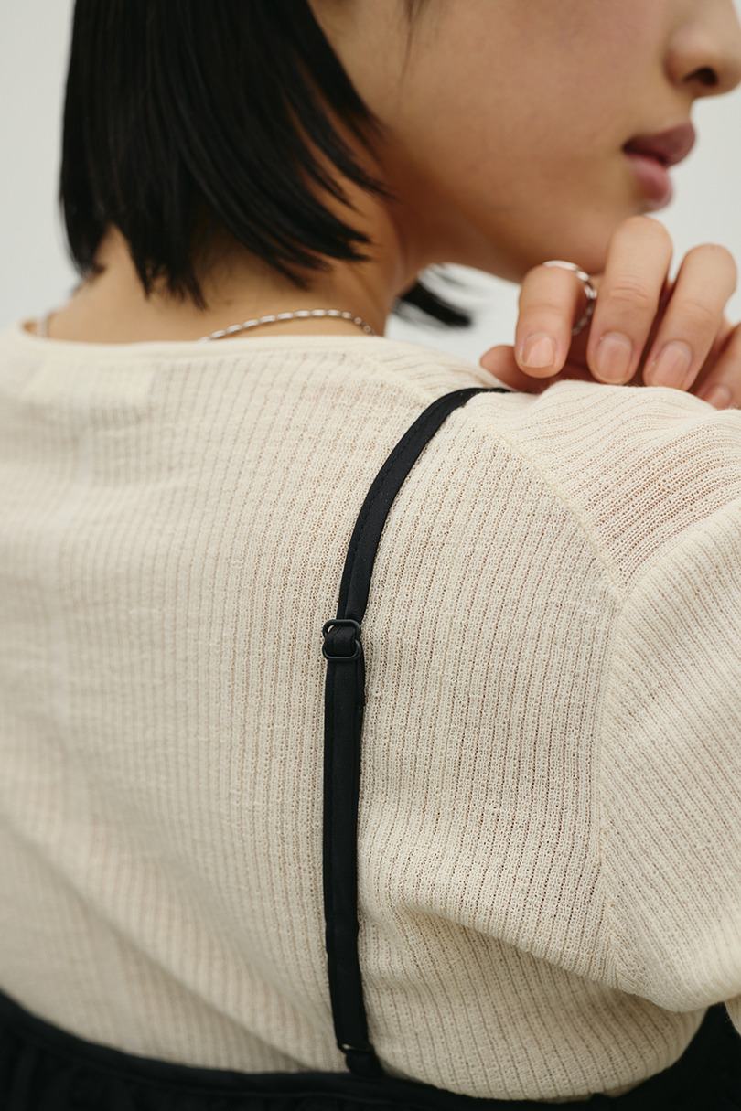 チュールフリルキャミ 詳細画像 BLK 15