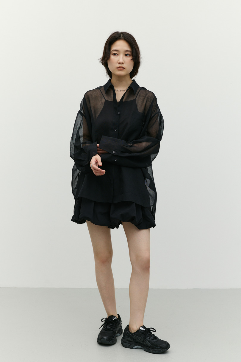 2WAYシアーシャツ 詳細画像 BLK 4