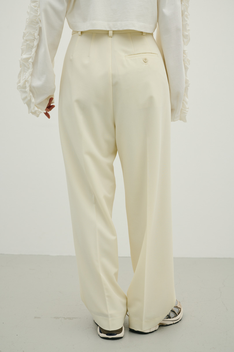 ベーシックツータックパンツ 詳細画像 IVOY 5