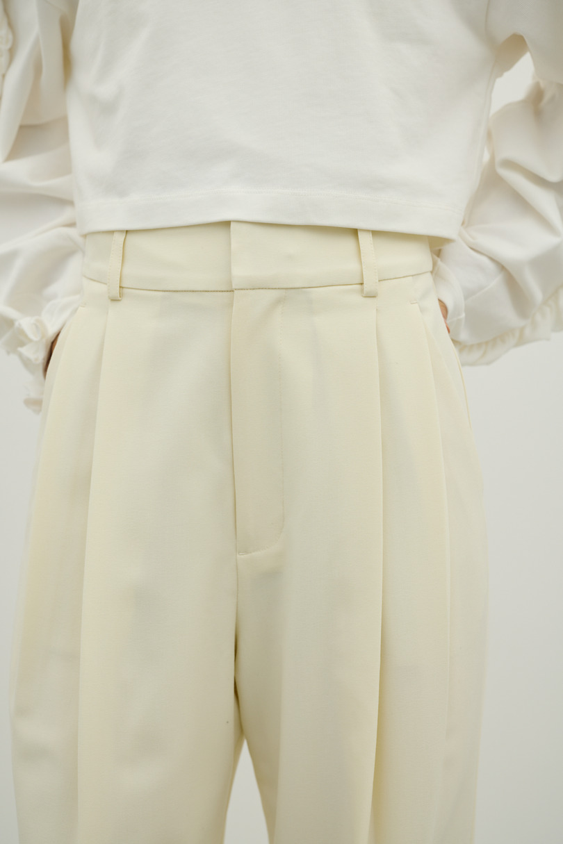 ベーシックツータックパンツ 詳細画像 IVOY 6