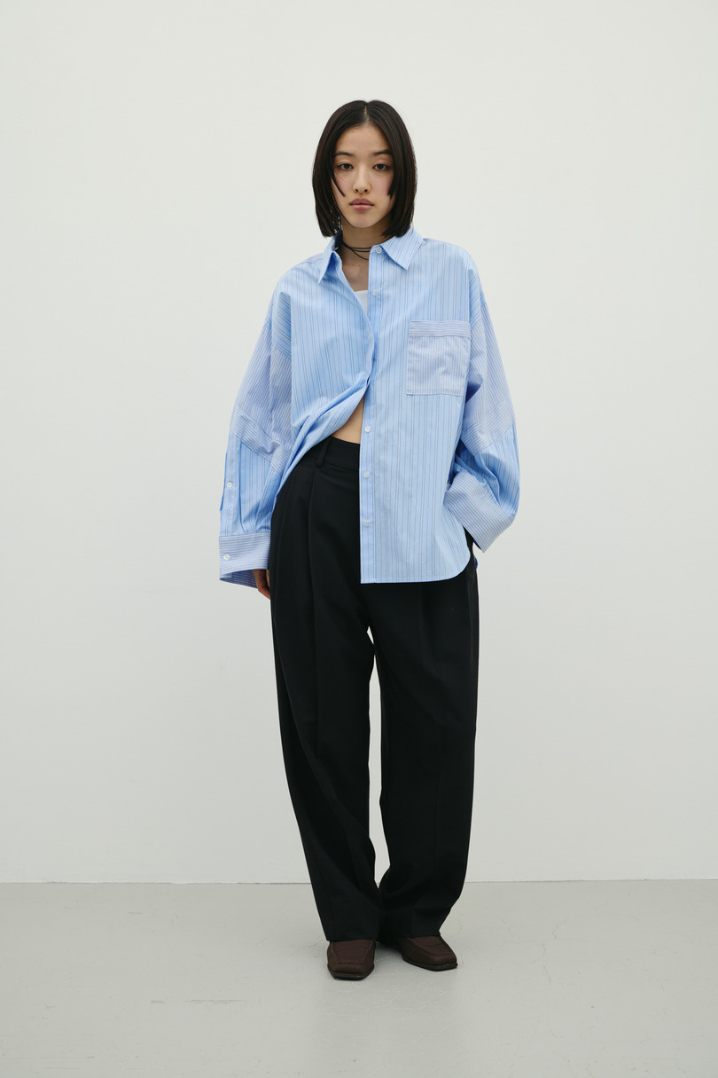 ベーシックツータックパンツ 詳細画像 BLK 2