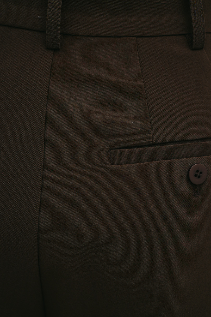 ベーシックツータックパンツ 詳細画像 BRN 12