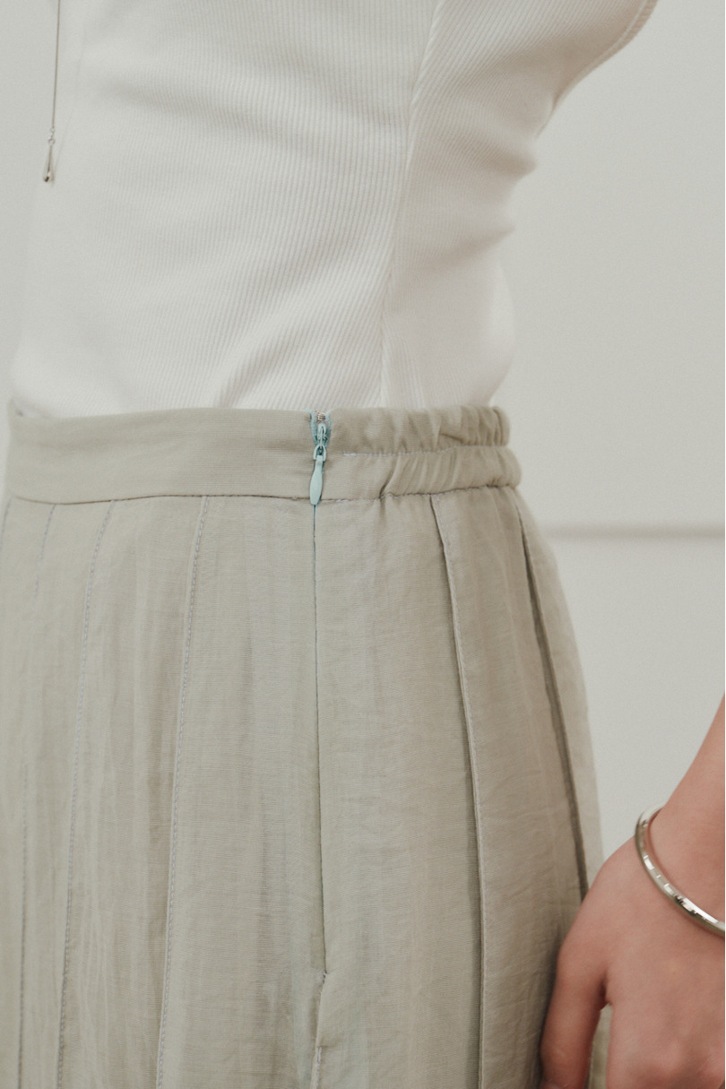 ピンタックシアースカート 詳細画像 MINT 12