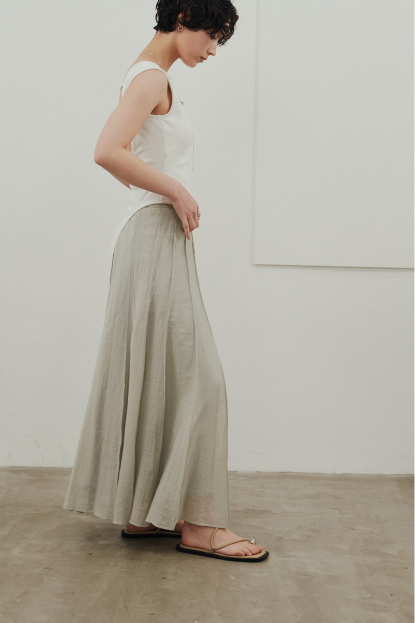 ピンタックシアースカート 詳細画像 MINT 3