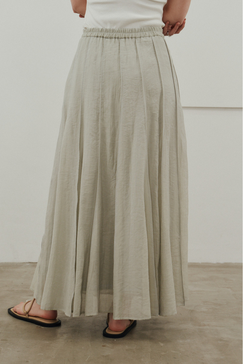 ピンタックシアースカート 詳細画像 MINT 9