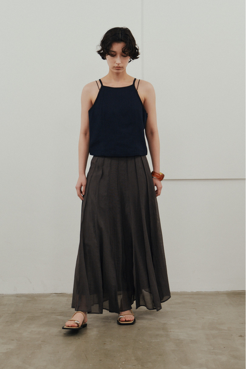 ピンタックシアースカート 詳細画像 C.GRY 2