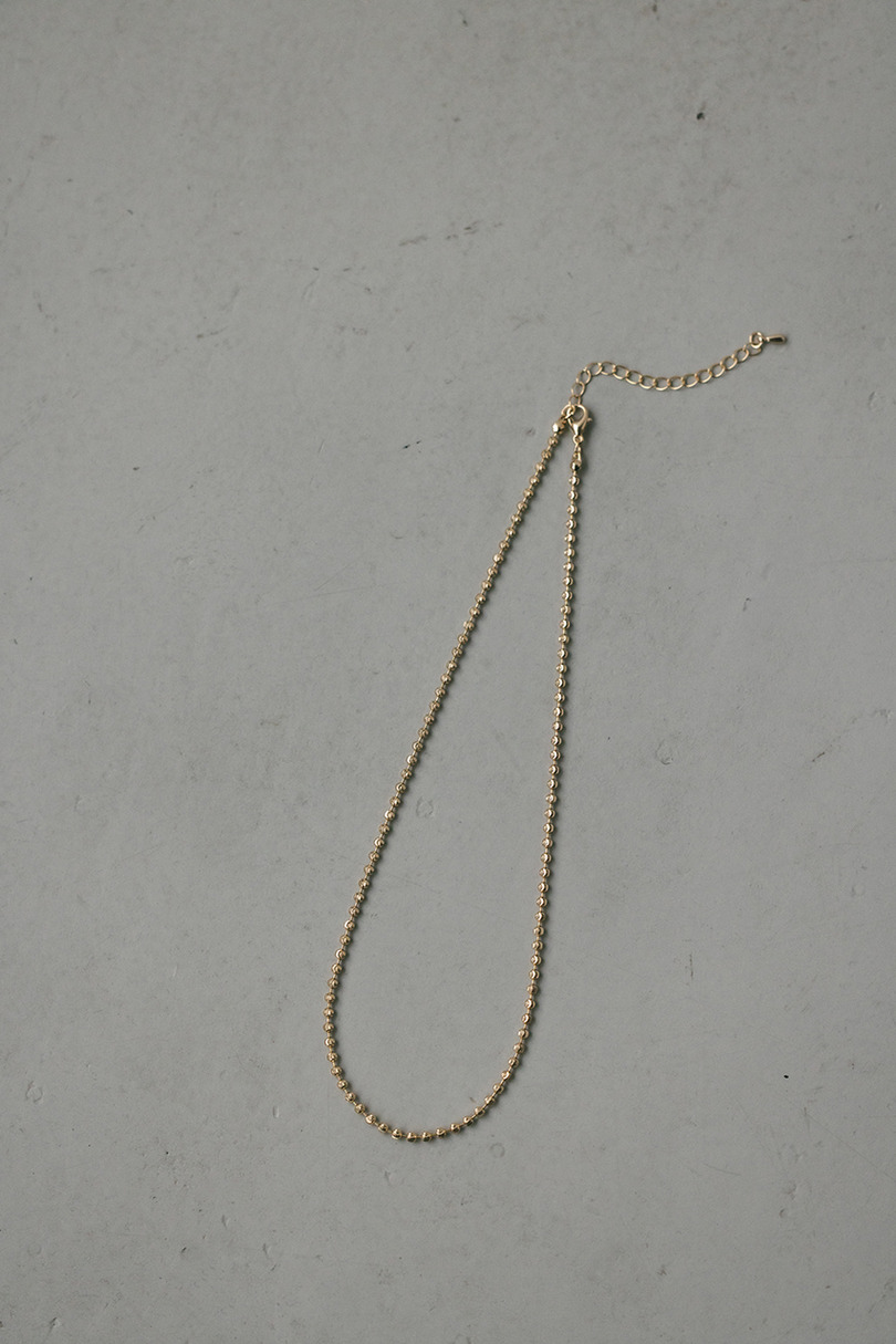 ボールチェーンネックレス 詳細画像 GLD 3
