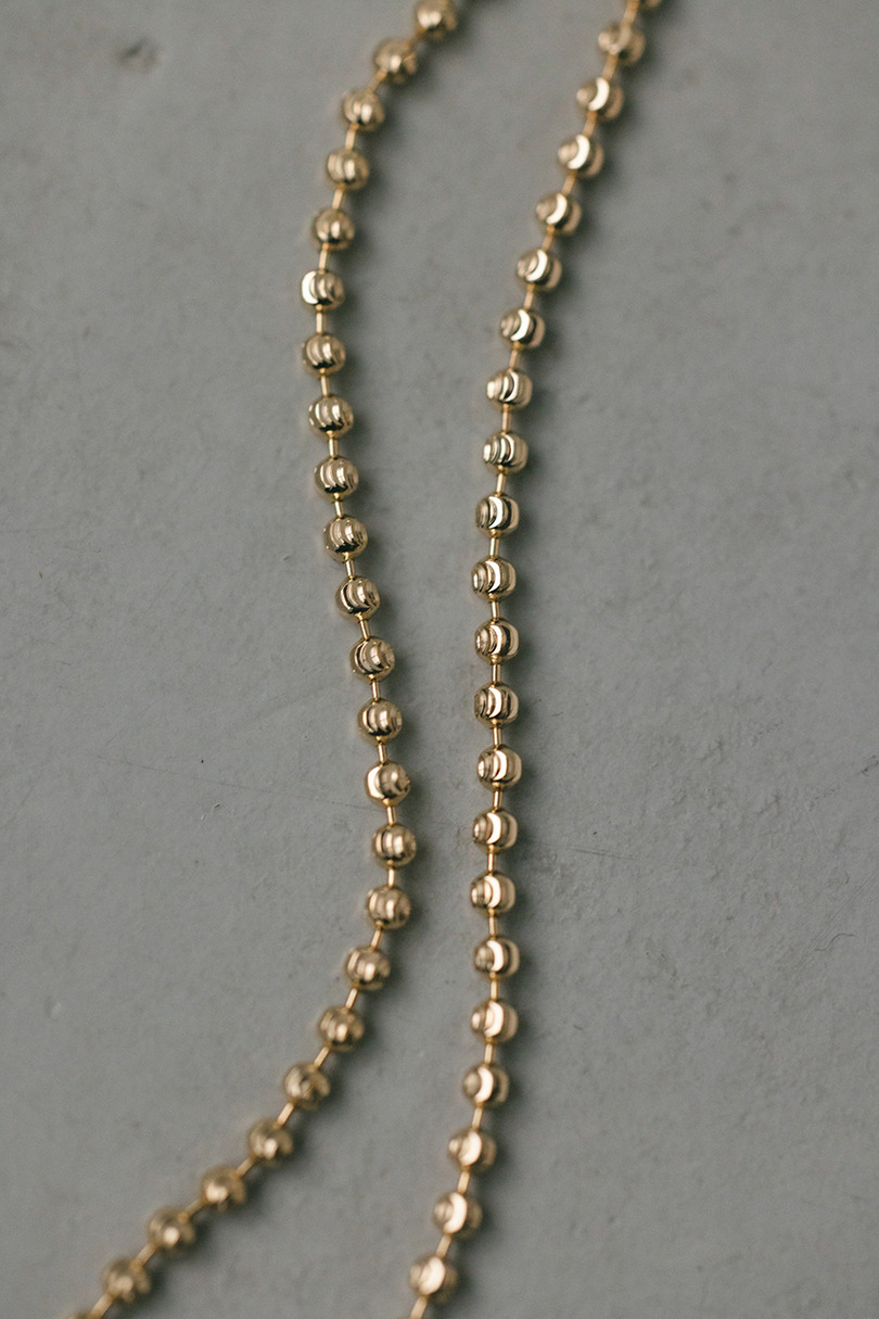 ボールチェーンネックレス 詳細画像 GLD 7