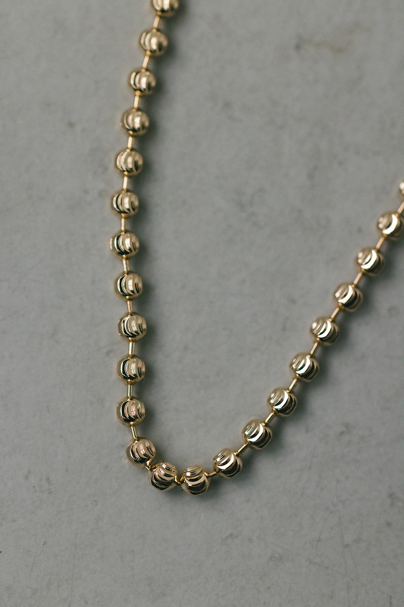 ボールチェーンネックレス 詳細画像 GLD 8
