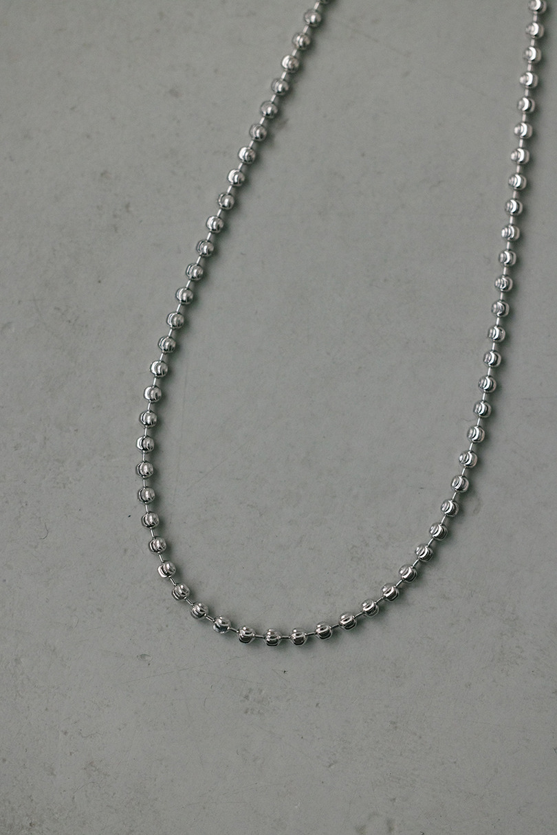ボールチェーンネックレス 詳細画像 SLV 3