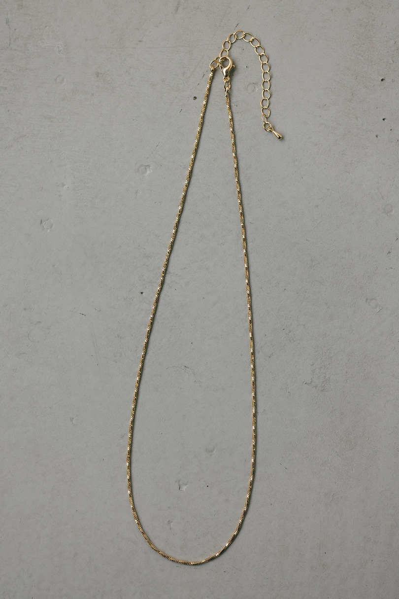 スネイクグリッターネックレス 詳細画像 GLD 2