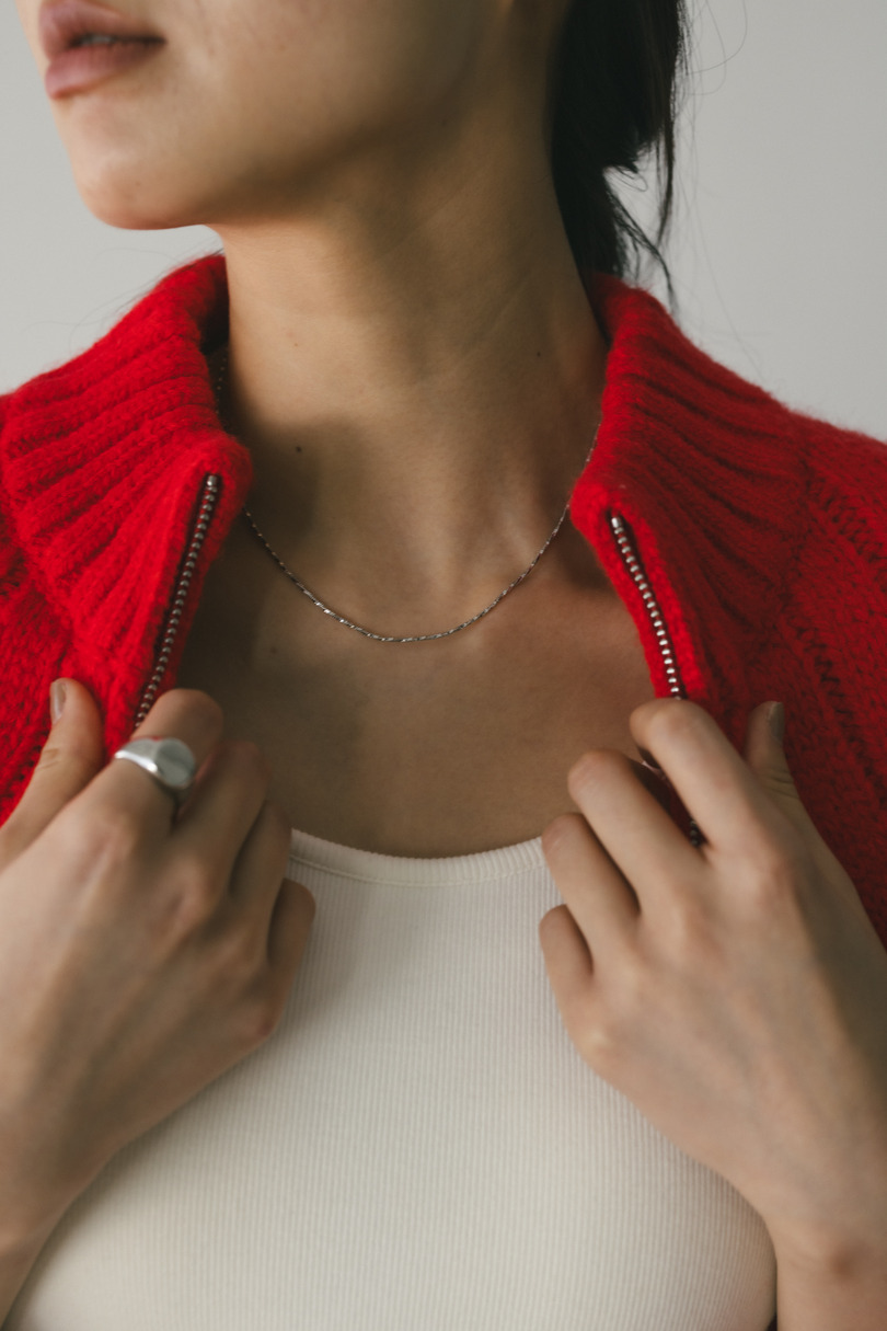 スネイクグリッターネックレス 詳細画像 SLV 2