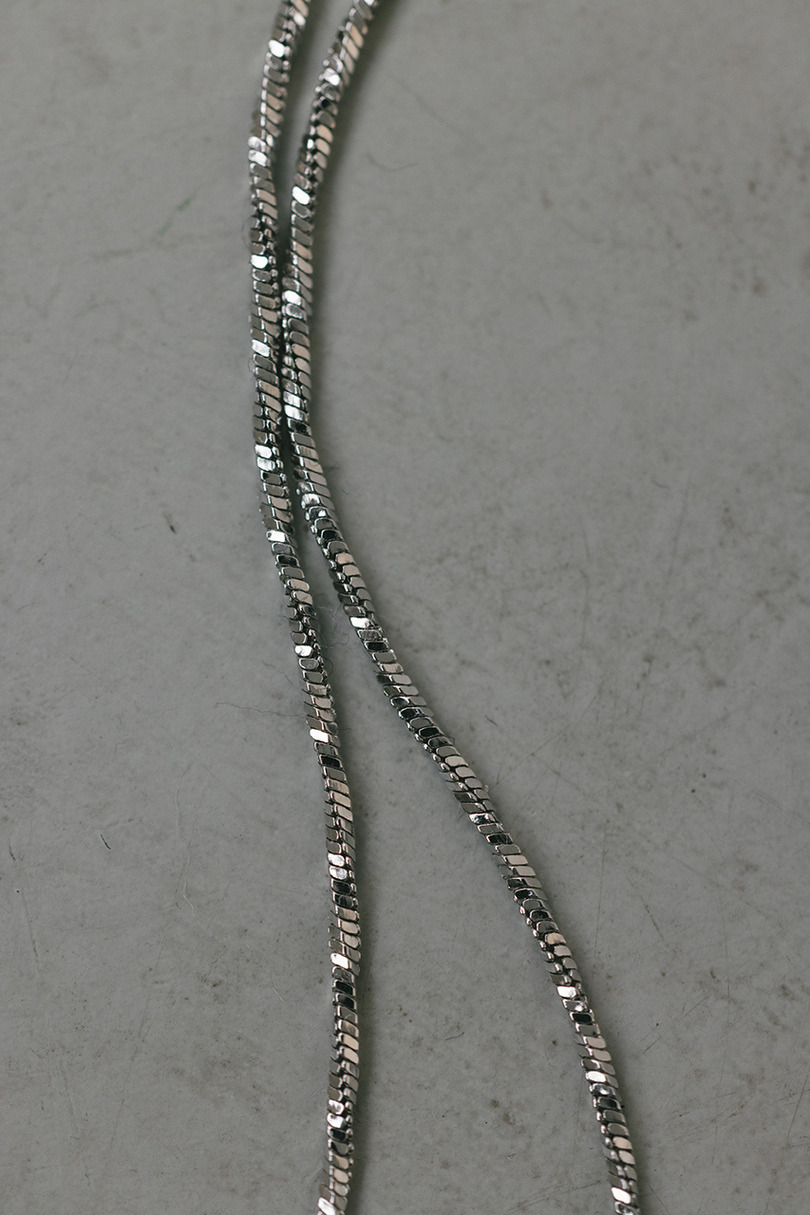 スネイクグリッターネックレス 詳細画像 SLV 7