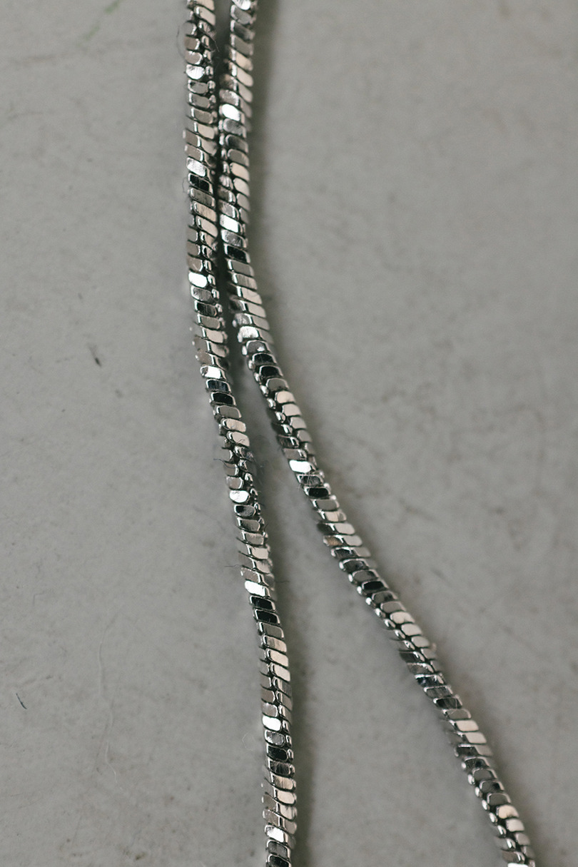 スネイクグリッターネックレス 詳細画像 SLV 8