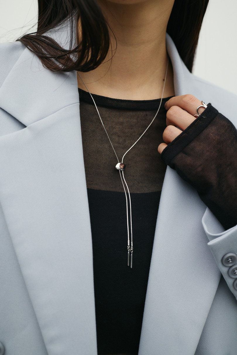 モチーフタイネックレス 詳細画像 SLV 2