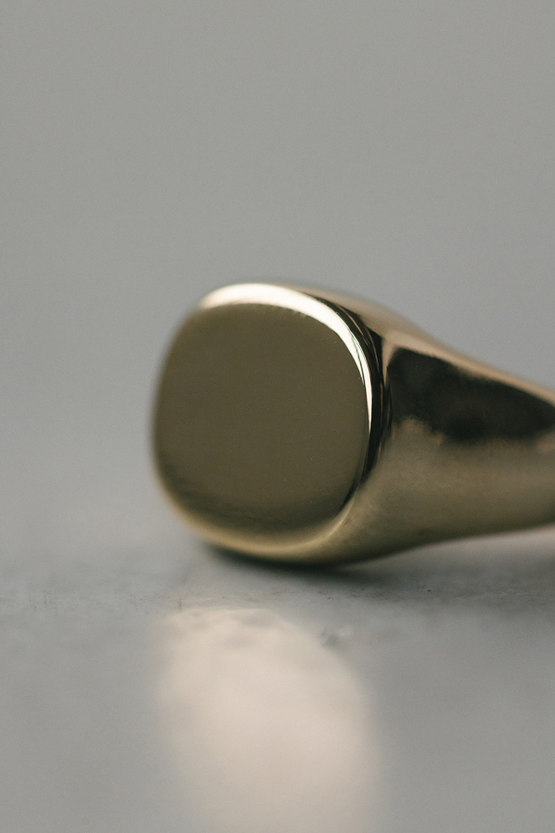 サークルシグネットリング 詳細画像 GLD 3