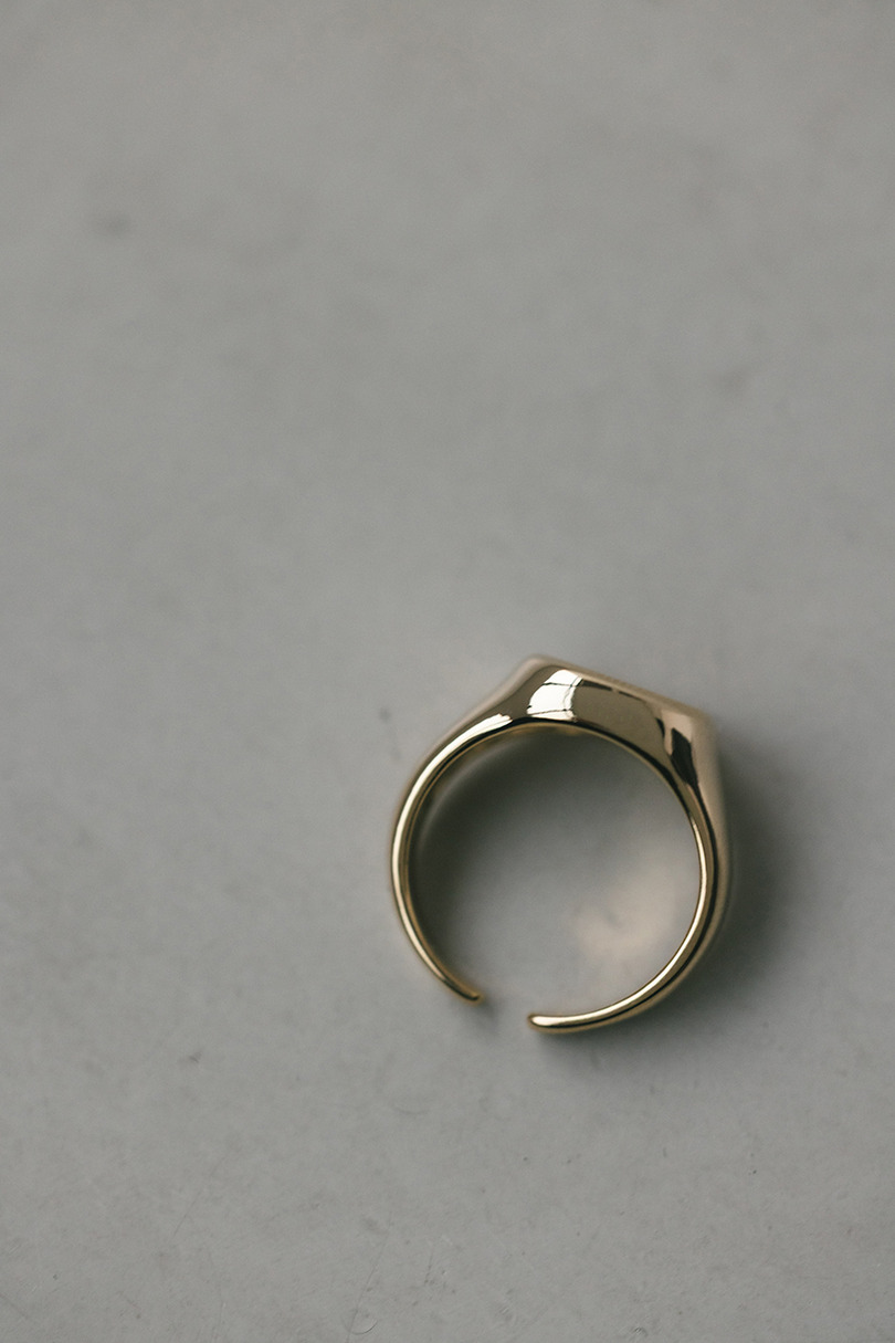 サークルシグネットリング 詳細画像 GLD 7