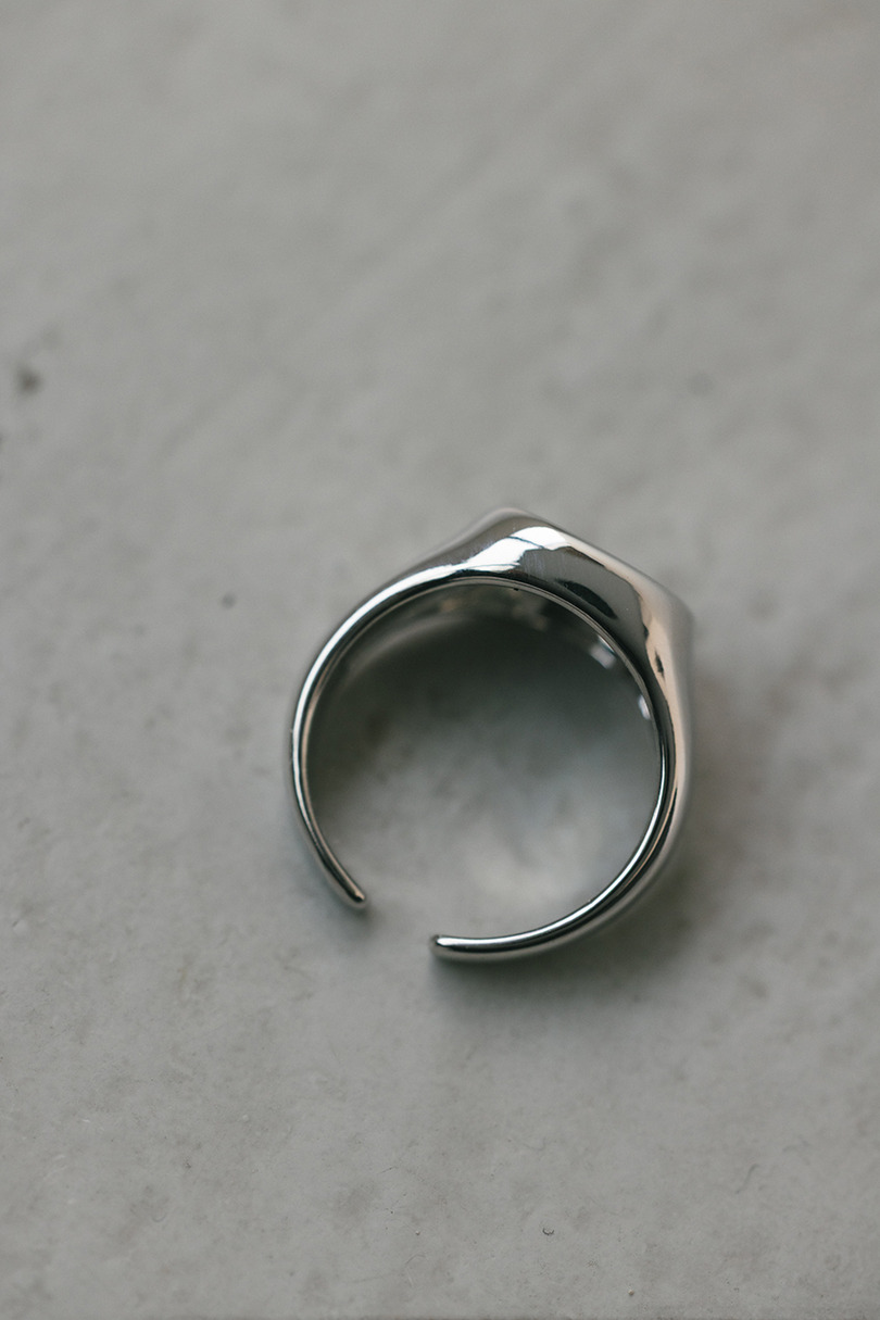 サークルシグネットリング 詳細画像 SLV 9