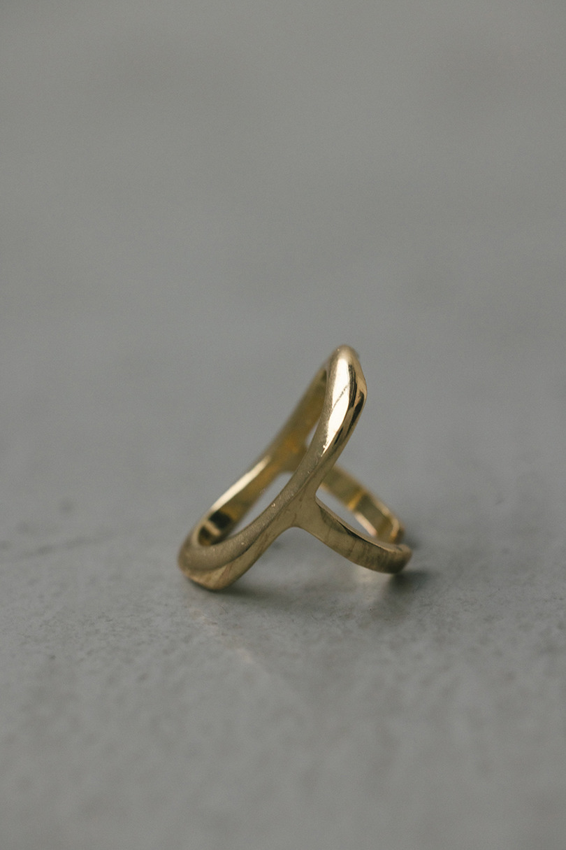 オーバルモチーフリング 詳細画像 GLD 5