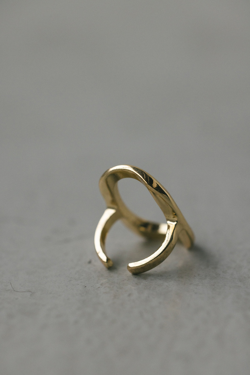 オーバルモチーフリング 詳細画像 GLD 6