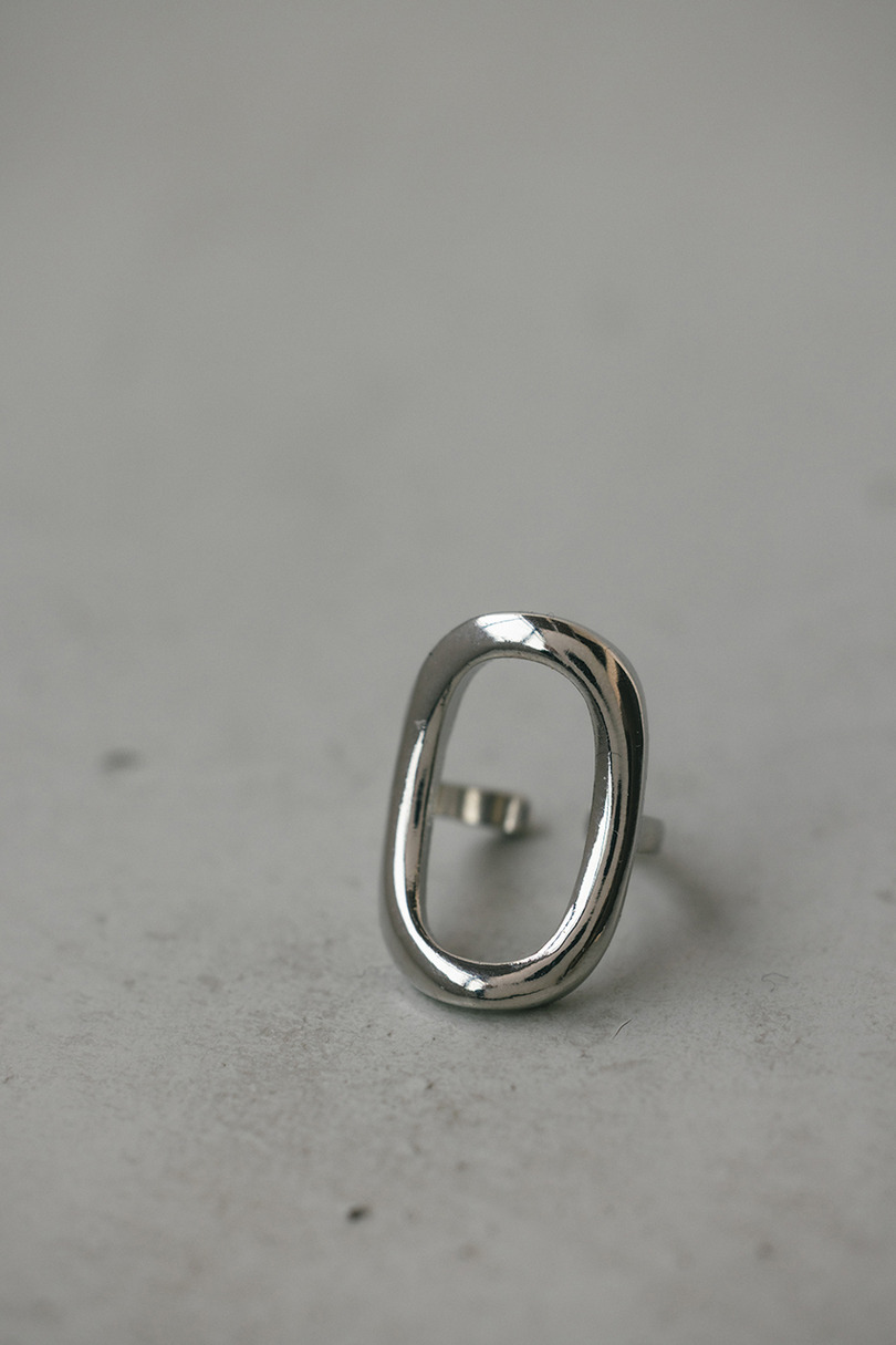 オーバルモチーフリング 詳細画像 SLV 3