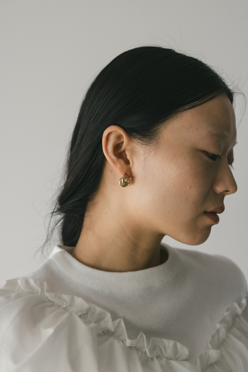 ノットモチーフピアス 詳細画像 GLD 2