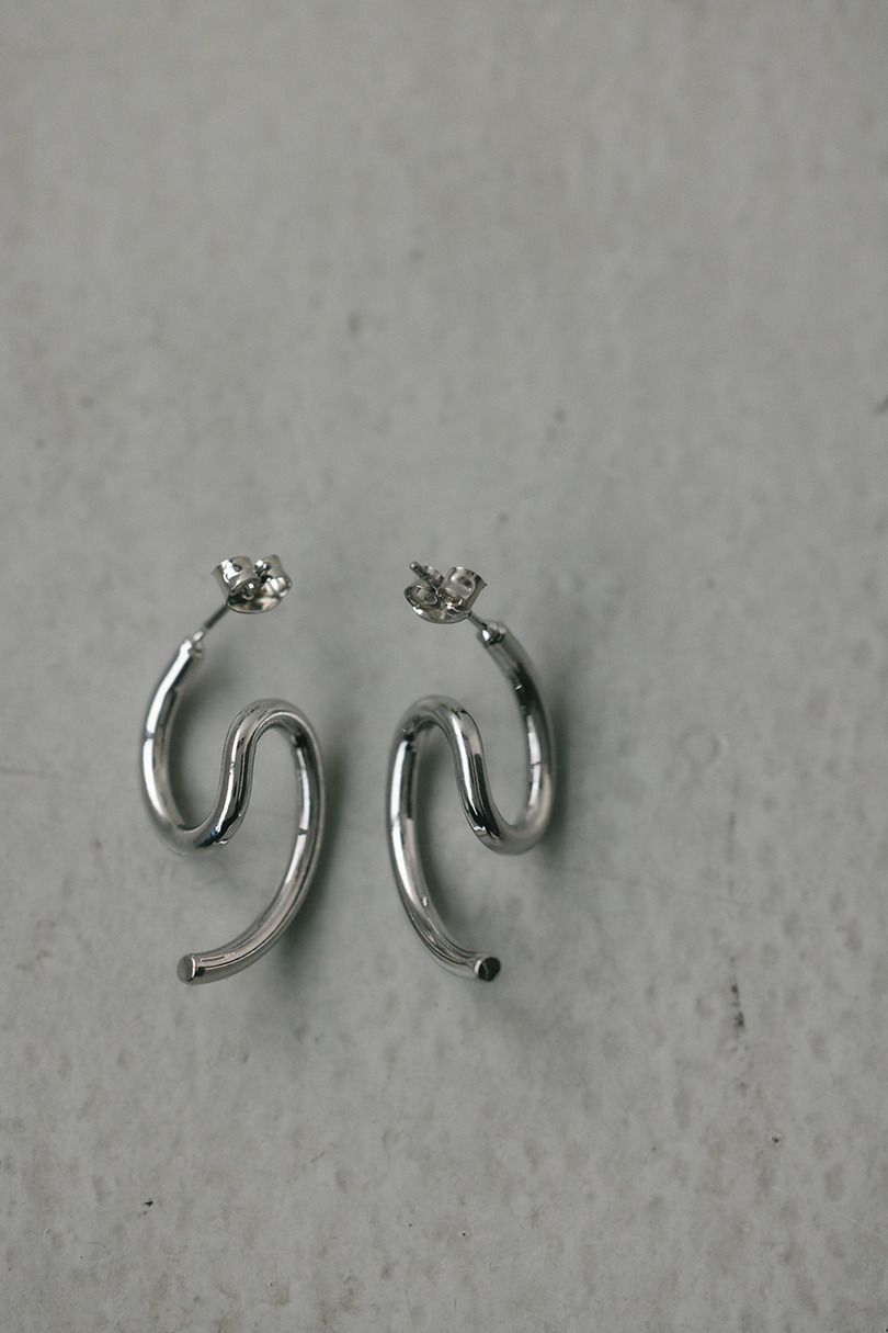 ノットラインピアス 詳細画像 SLV 5