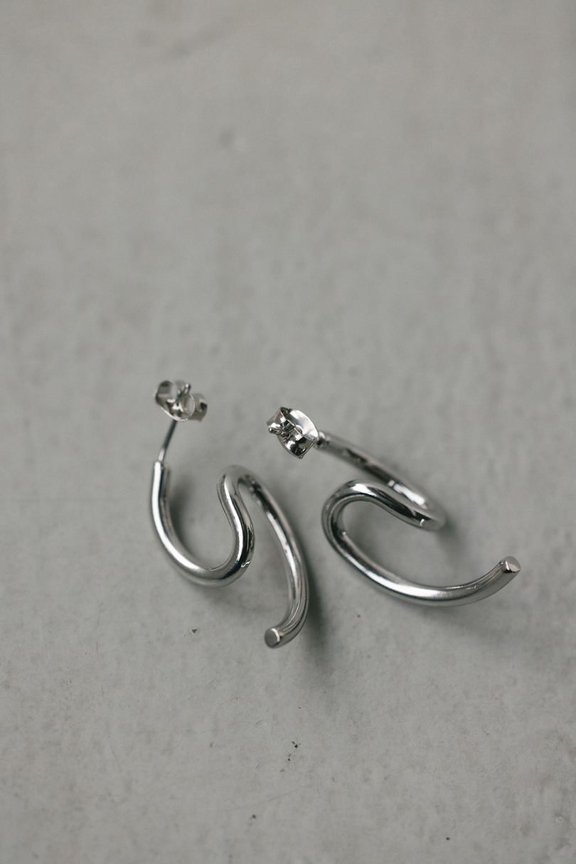 ノットラインピアス 詳細画像 SLV 6