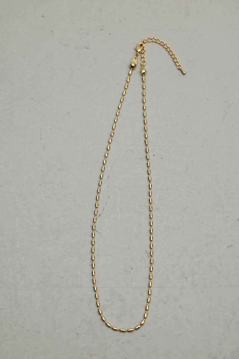 オーバルチェーンネックレス