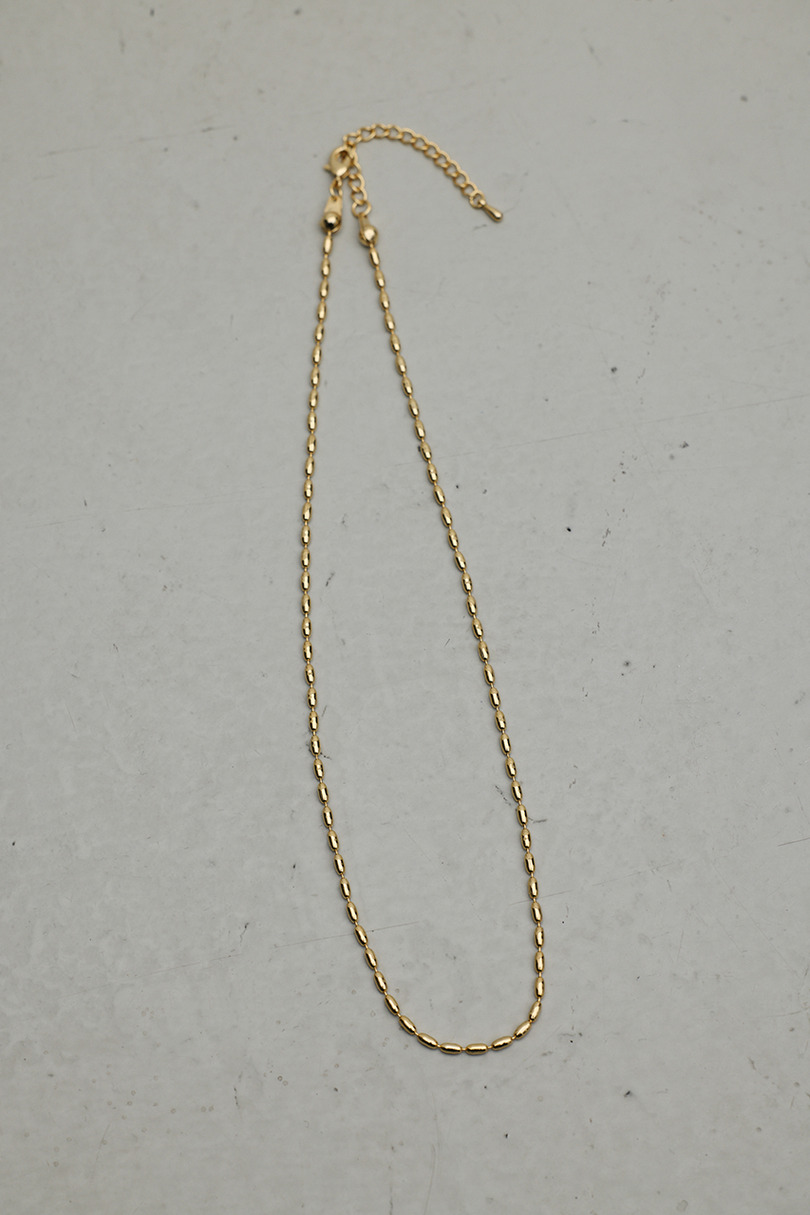 オーバルチェーンネックレス 詳細画像 GLD 2