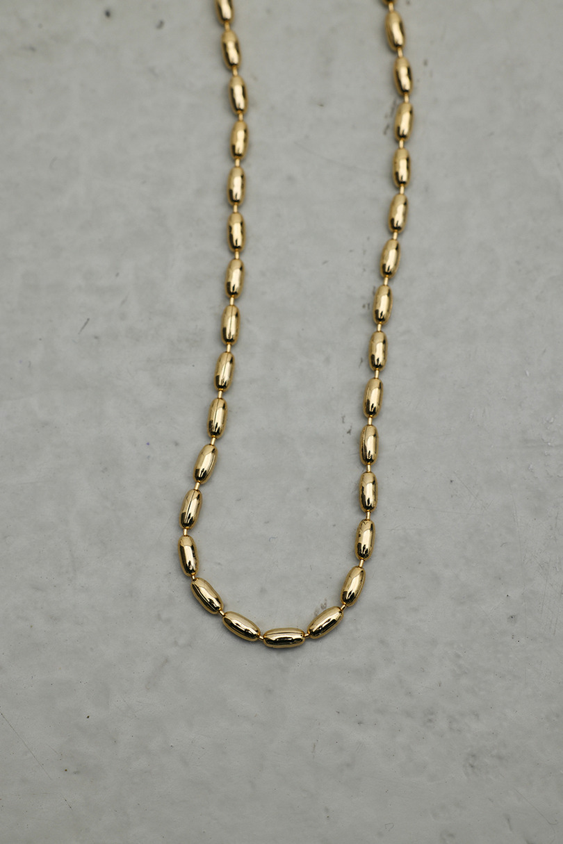 オーバルチェーンネックレス 詳細画像 GLD 3