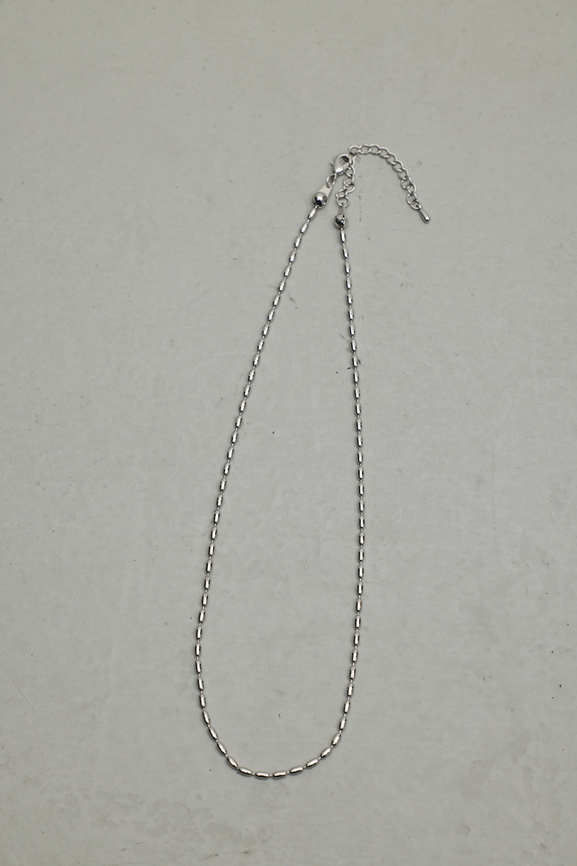 オーバルチェーンネックレス 詳細画像 SLV 5