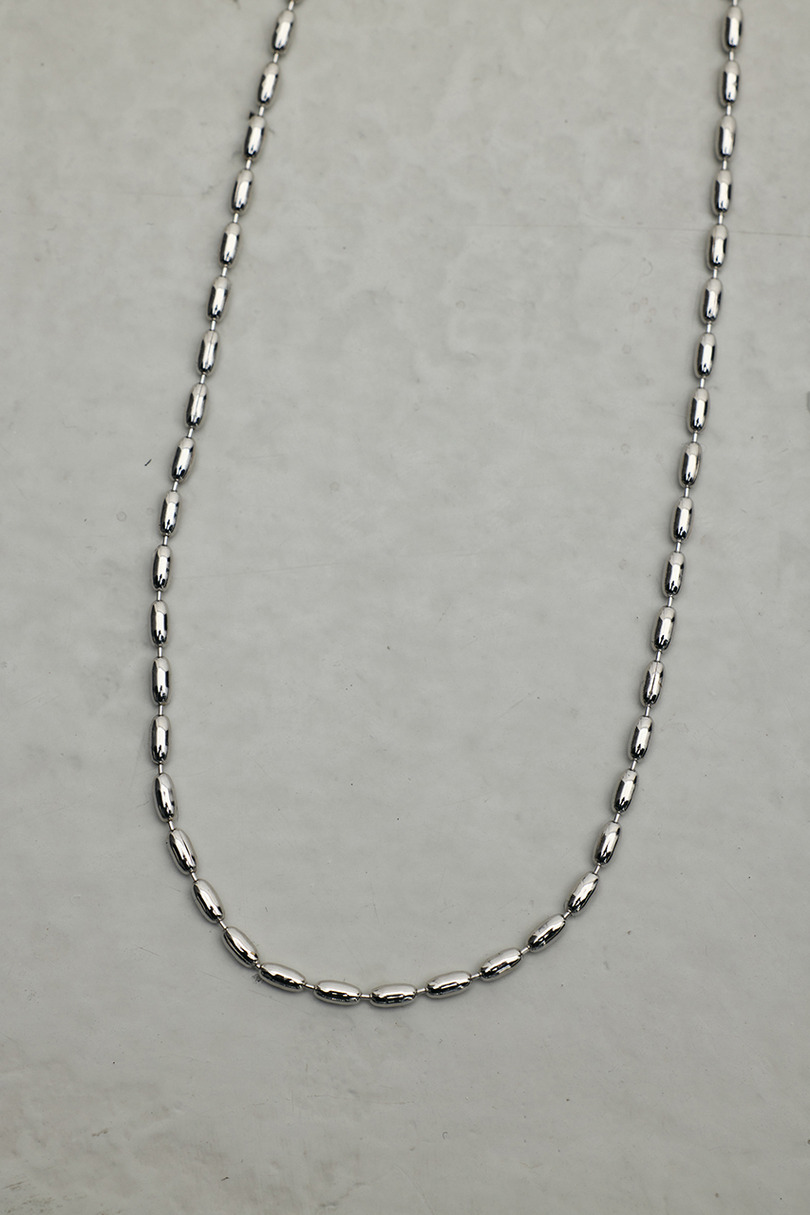 オーバルチェーンネックレス 詳細画像 SLV 7