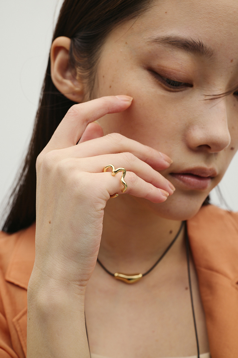 ウェーブラインイヤーカフ 詳細画像 GLD 4