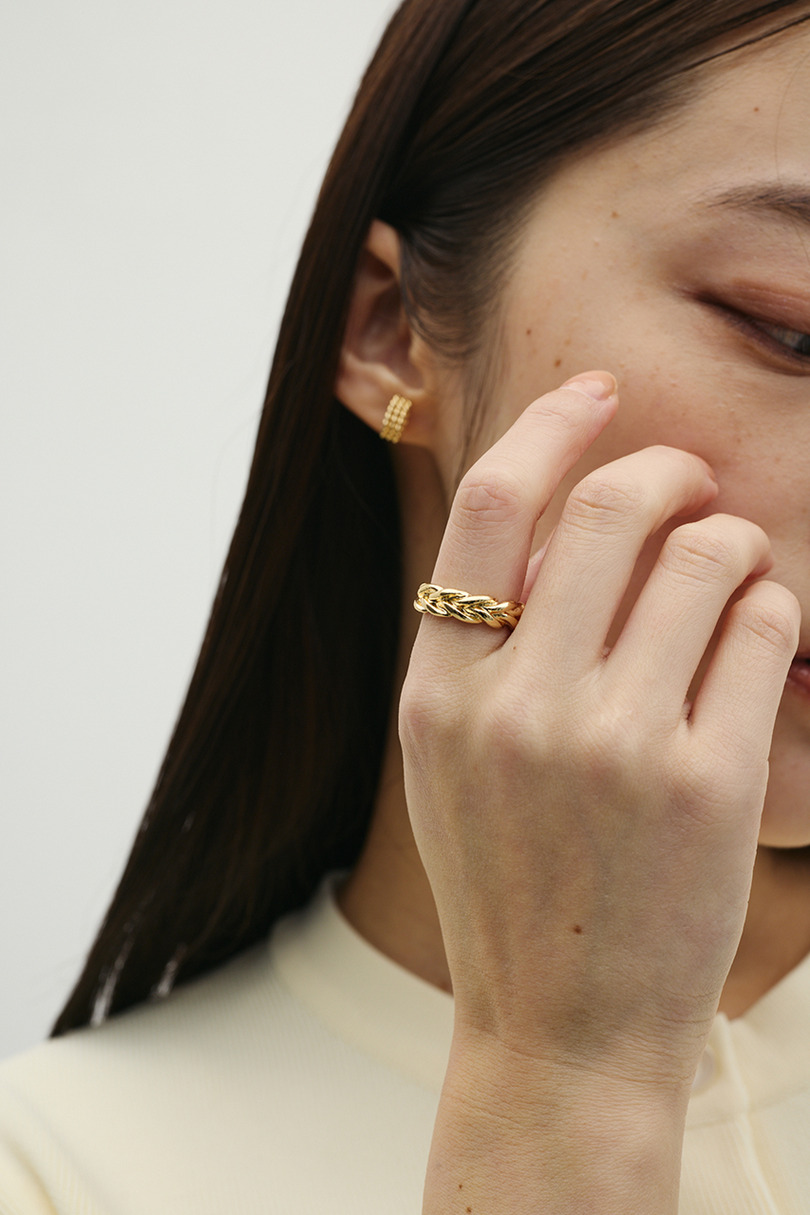 ツイストデザインリング 詳細画像 GLD 2