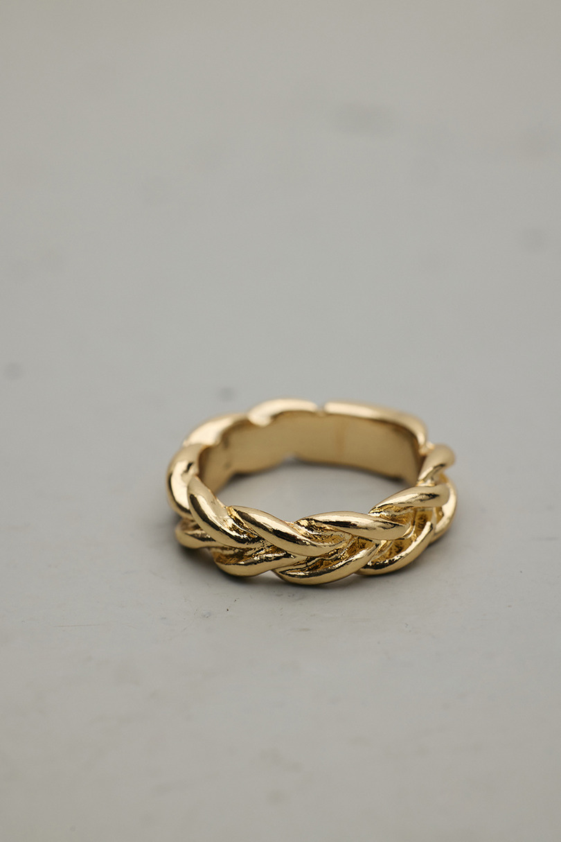 ツイストデザインリング 詳細画像 GLD 7