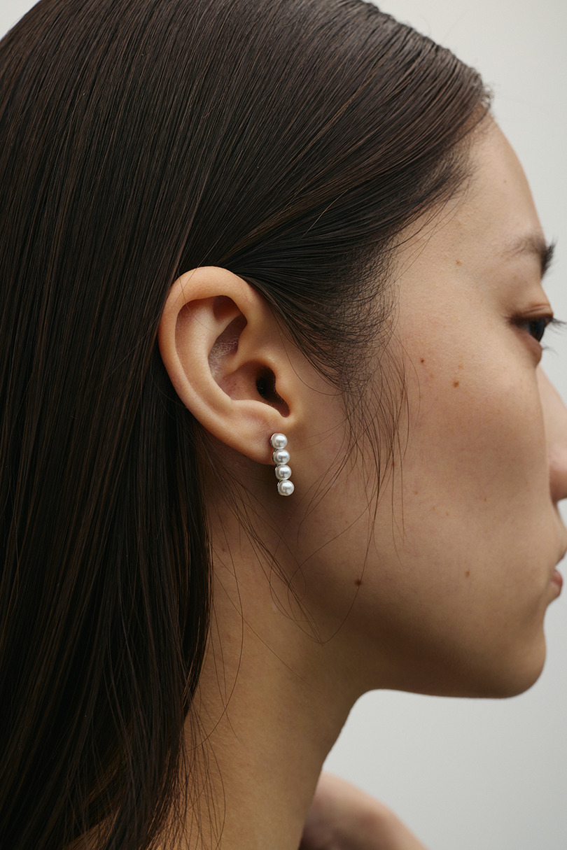 イミテーションパールピアス 詳細画像 SLV 2