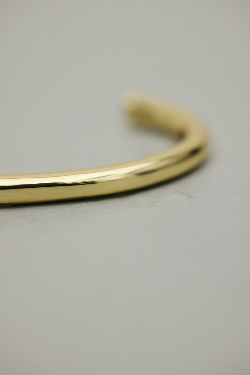 プレーンラインバングル 詳細画像 GLD 8