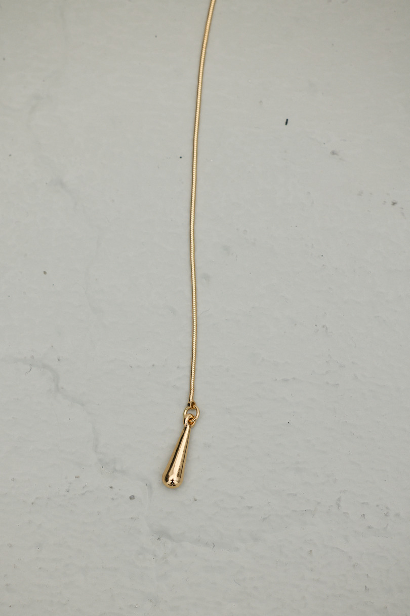 ニュアンスモチーフタイネックレス 詳細画像 GLD 5