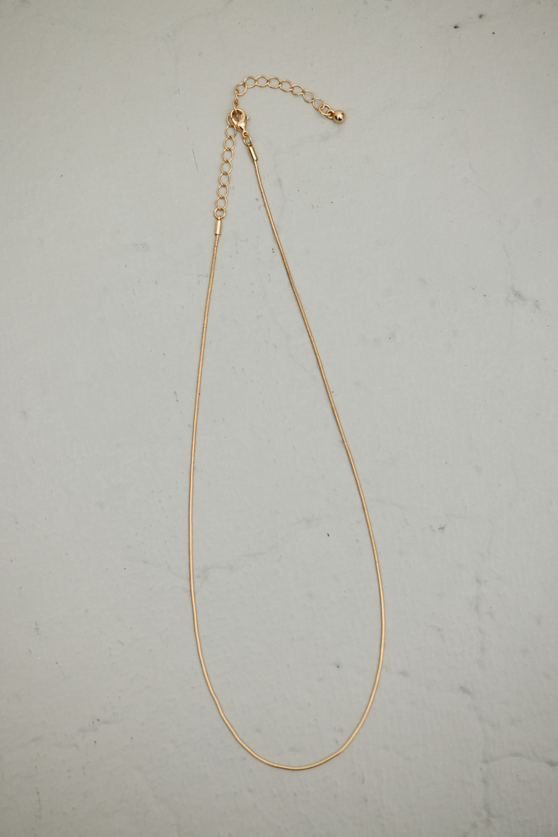 スネークチェーンネックレス 詳細画像 GLD 3