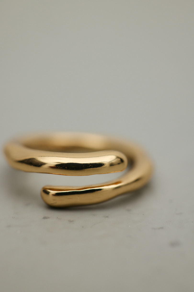 フォークデザインリング 詳細画像 GLD 5