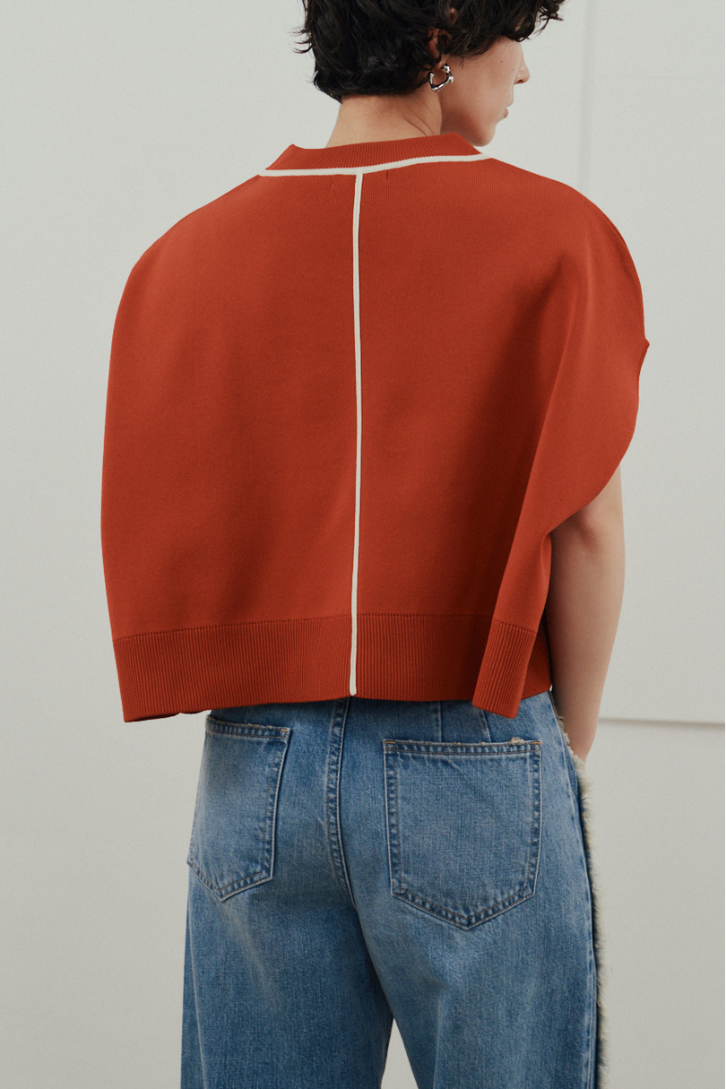 パイピングニットトップ 詳細画像 ORG 7