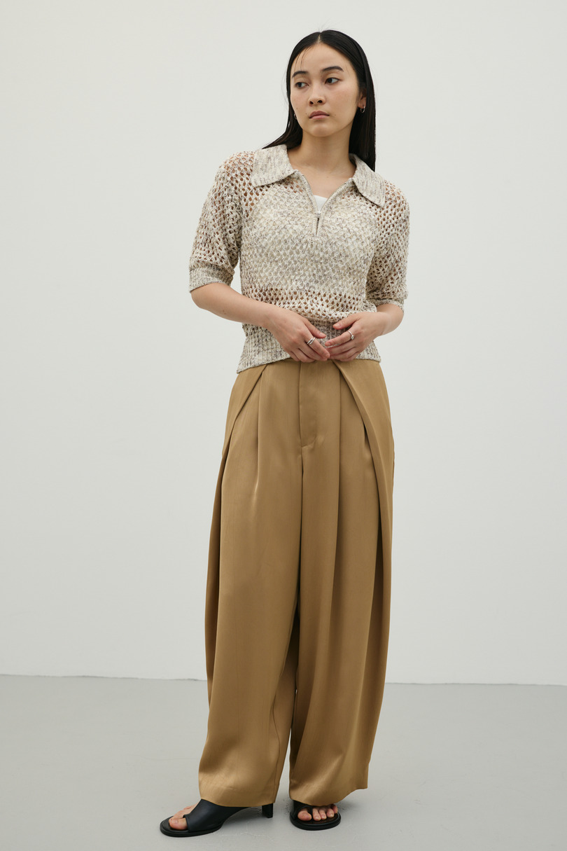 クロシェミックスニットポロ