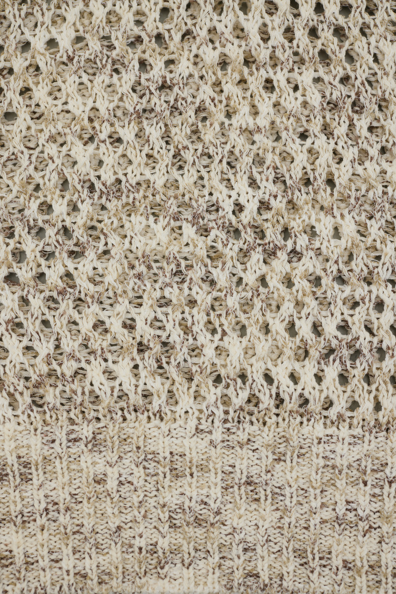 クロシェミックスニットポロ 詳細画像 WHT 10