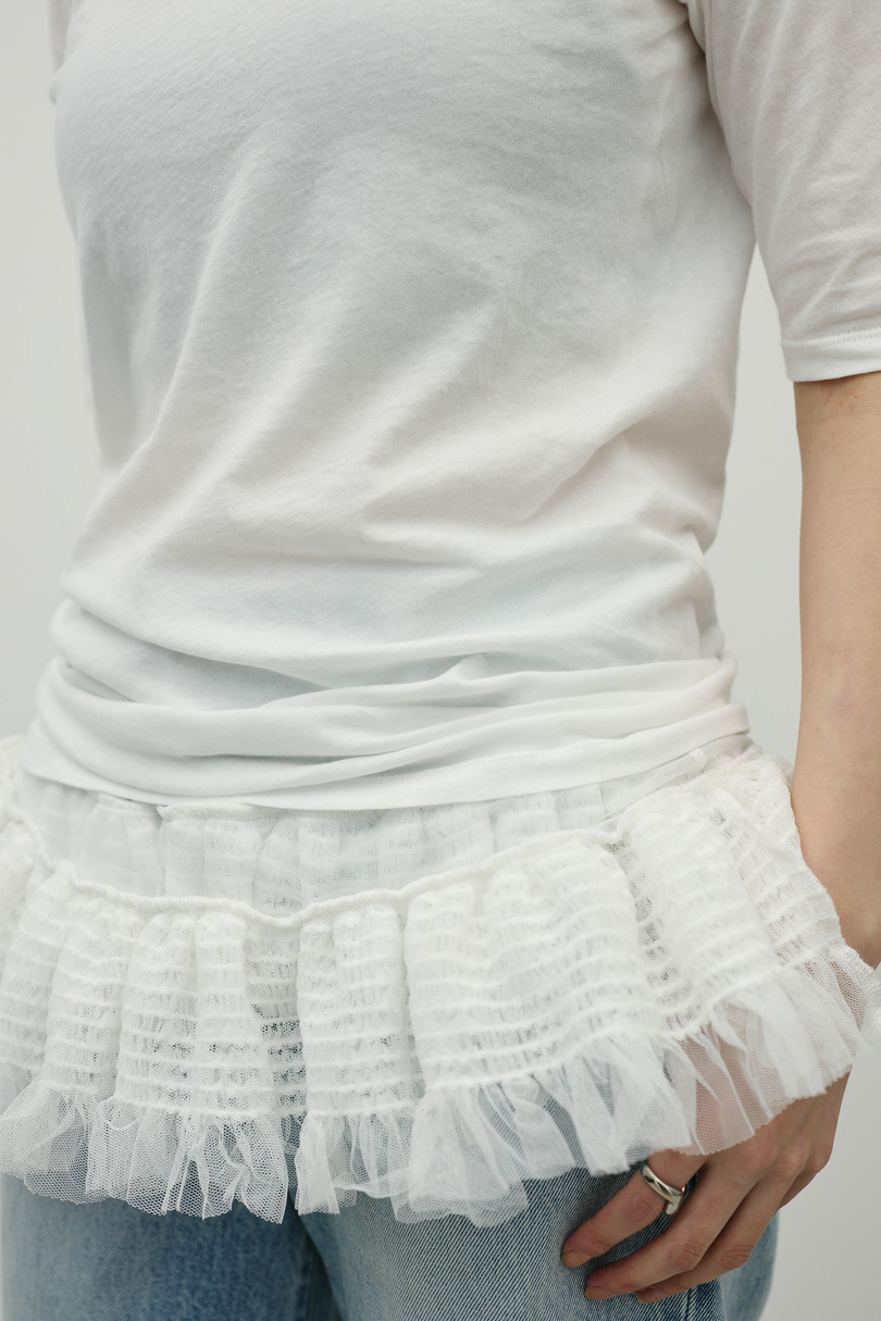 シアーバックシームT 詳細画像 WHT 8