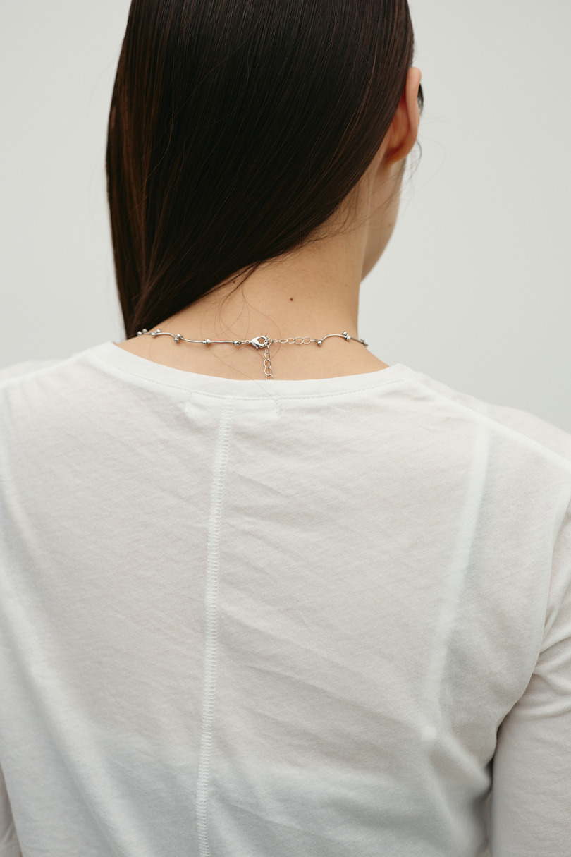 シアーバックシームT 詳細画像 WHT 9