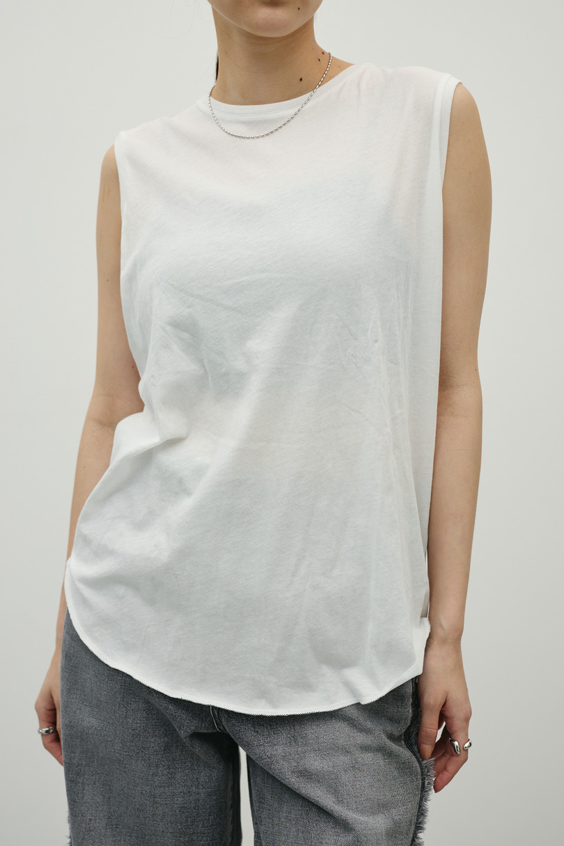 シアーバックシームタンク 詳細画像 WHT 2