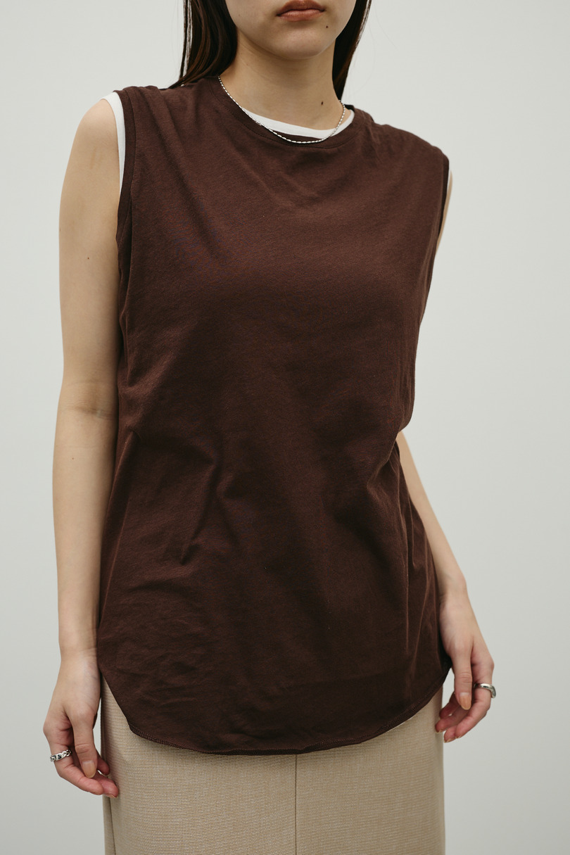 シアーバックシームタンク 詳細画像 BRN 5