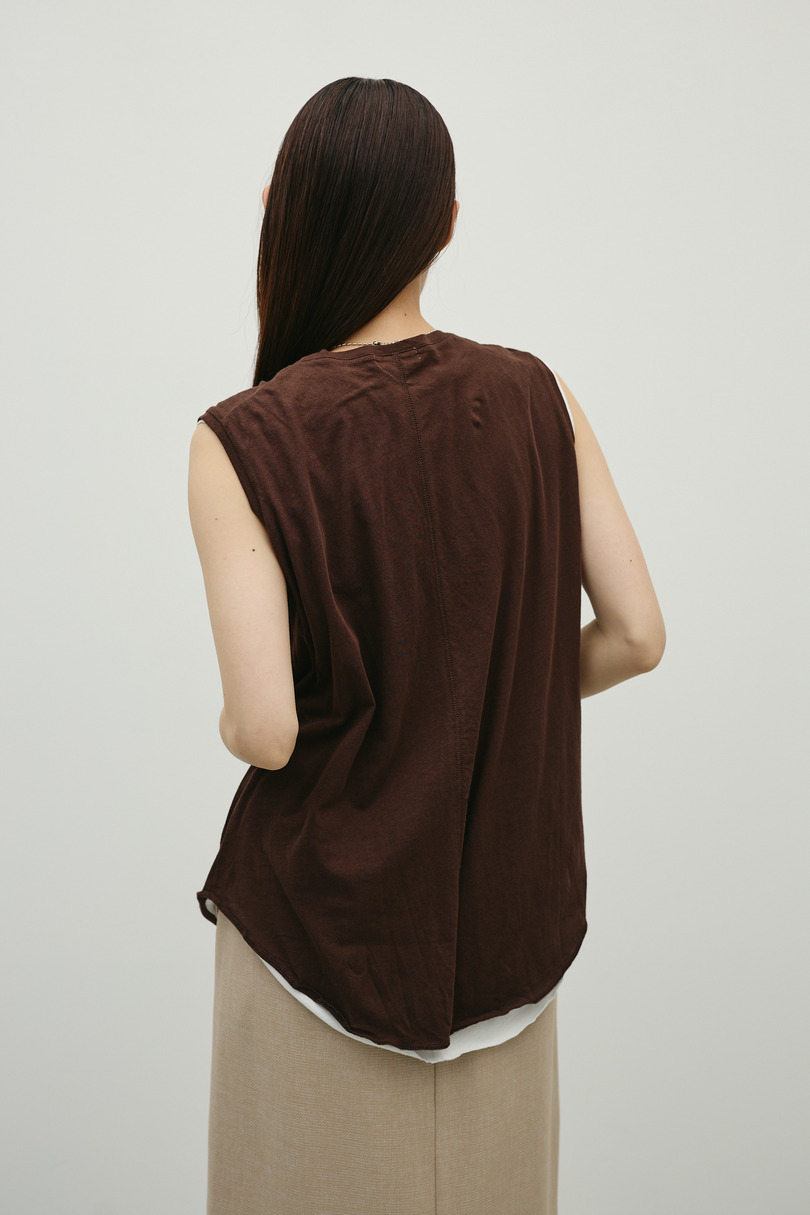 シアーバックシームタンク 詳細画像 BRN 6