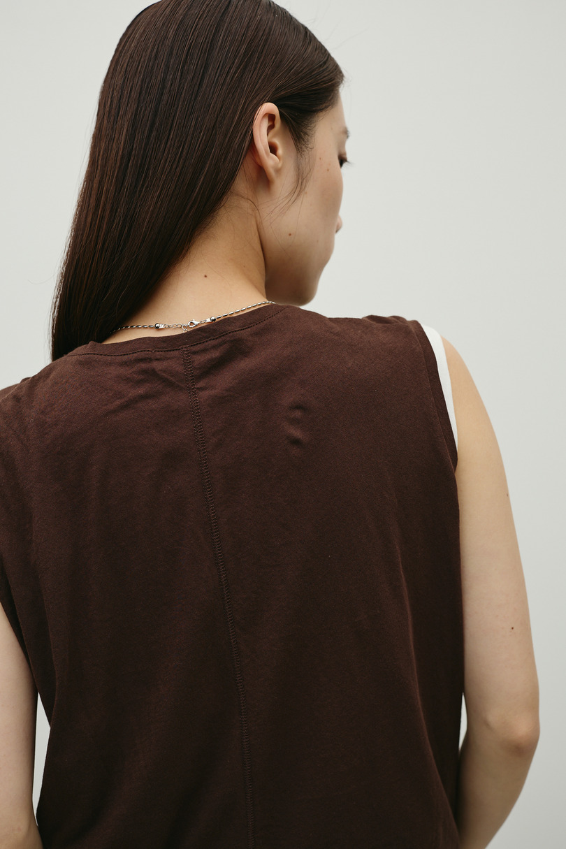 シアーバックシームタンク 詳細画像 BRN 9